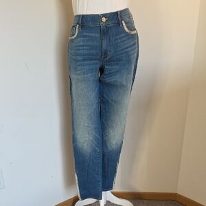 White House Black Market Women's Skinny Leg Blue Jeans